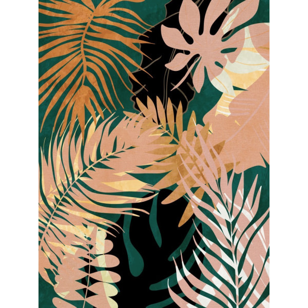 Leaves Summerly Kopie MultiColor 70x100 cm