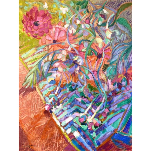 Df1431meanderinggardenpath MultiColor 30x40 cm