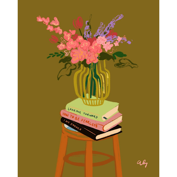 Floral Vase MultiColor 50x70 cm