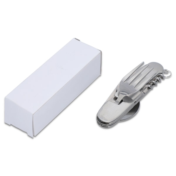 Travel multitool with 6 tools Metal look