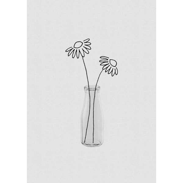 Kukka-asetelma II MultiColor 70x100 cm