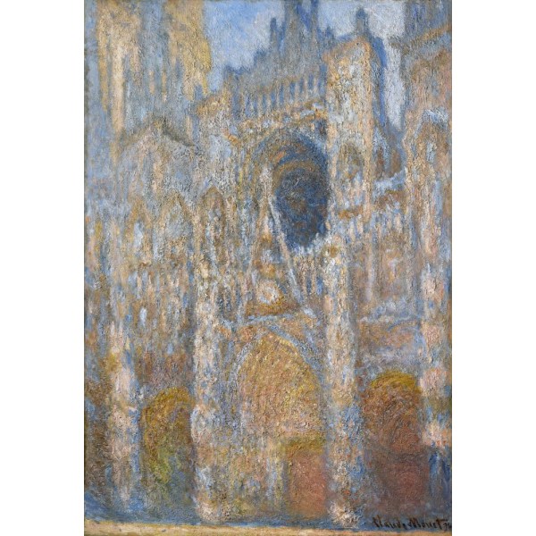 Rouen Katedral - Facaden i solljus MultiColor 21x30 cm