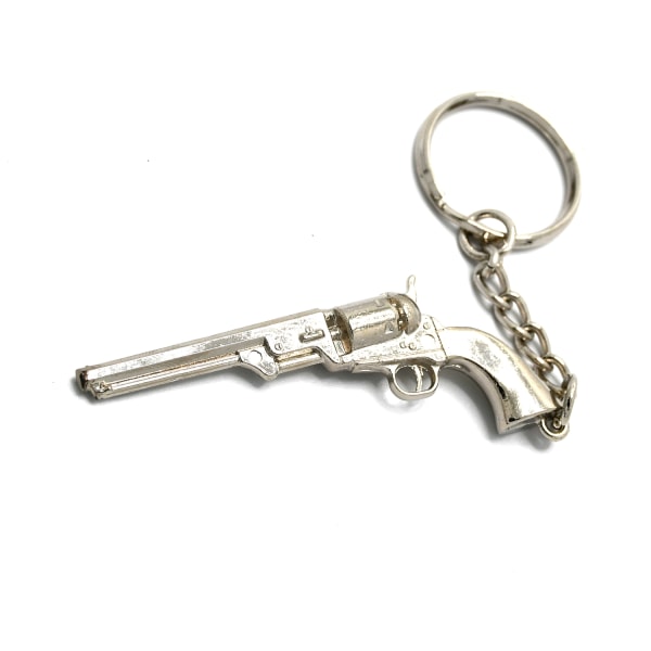 Kolser - Replika -  Colt Navy nyckelring blank Silvergrå