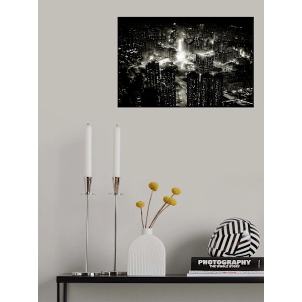Hong Kong Night MultiColor 70x100 cm