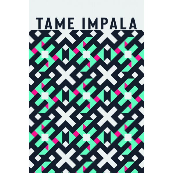 Tame Impala MultiColor 30x40 cm