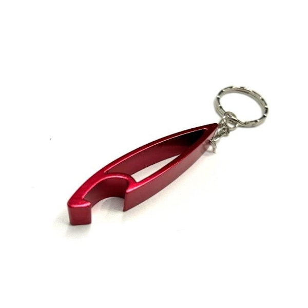 Nyckelring flasköppnare Red Röd