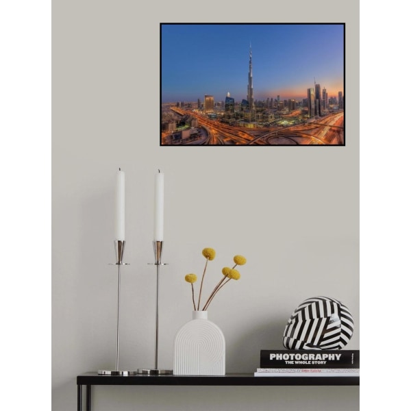 The Amazing Burj Khalifah MultiColor 30x40 cm