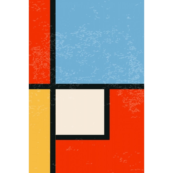 Minimal Shapes Series 10 MultiColor 70x100 cm