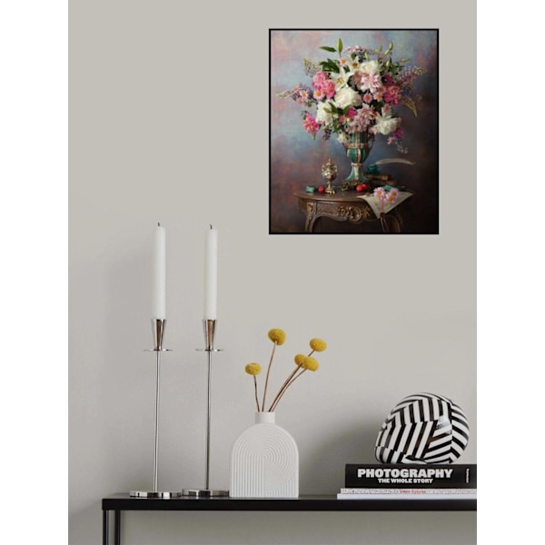 Still Life With Flowers MultiColor 21x30 cm