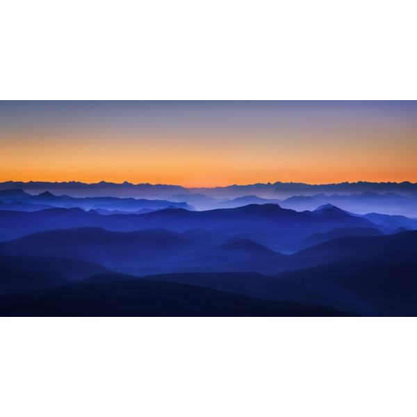 Misty Mountains MultiColor 30x40 cm