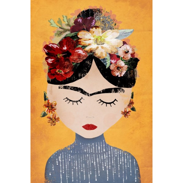 Frida (Keltainen versio) MultiColor 30x40 cm