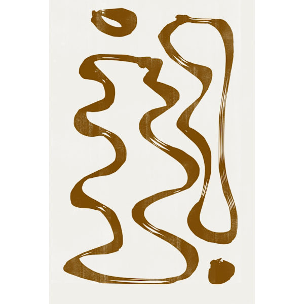 Abstract Line No7. MultiColor 30x40 cm