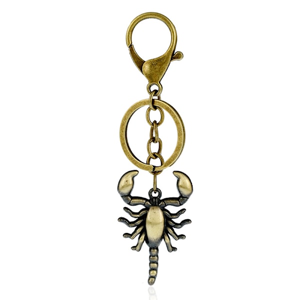 Vacker nyckelring i Steampunk-stil -  skorpion