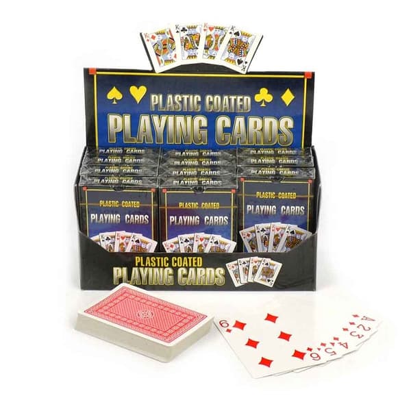 chess game with flask, deck of cards and dice