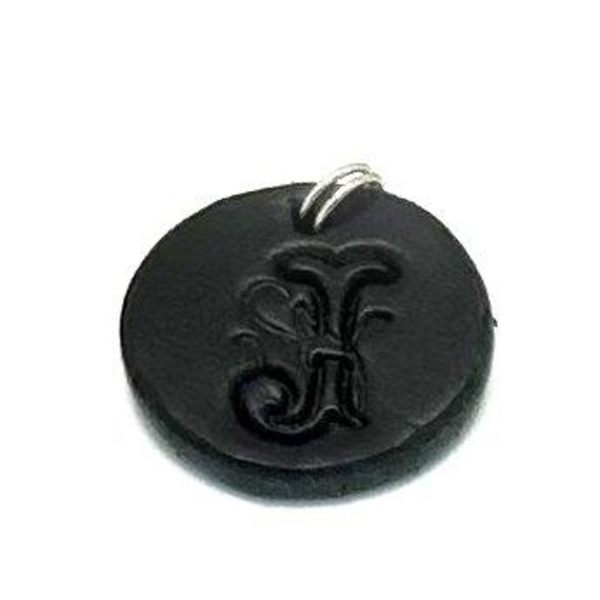Handmade pendant from swedish quality leather Nature