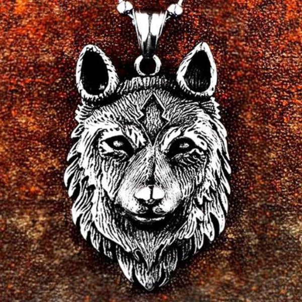 Fenrir ulv halskjede anheng