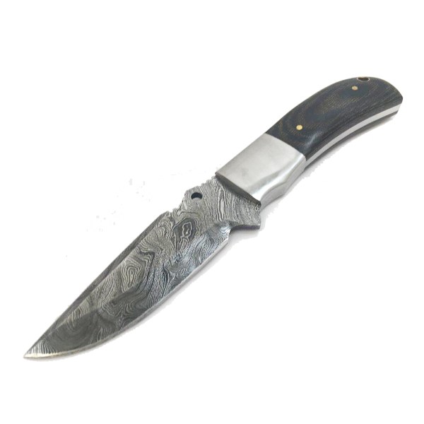 Håndlavet jagtkniv Damaskus Black