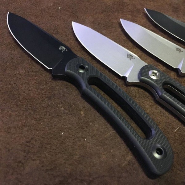 SanRenMu 7132 FUI GH knife black blade