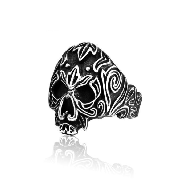 Ring - Nordic Mythology - Open ring skull #10