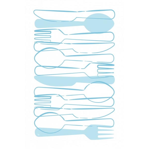 Blue Cutlery MultiColor 21x30 cm