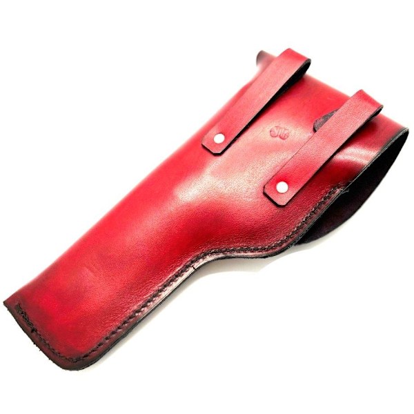 JJ Custom Works - Handmade Holster Luger / 1911 - Tärnsjö leather Red