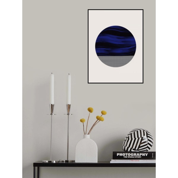 Blue Wavy Sphere MultiColor 70x100 cm