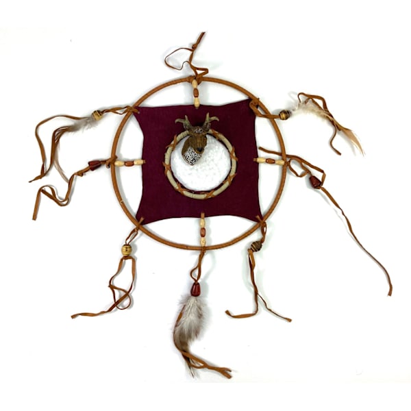 Dream catcher with deer head