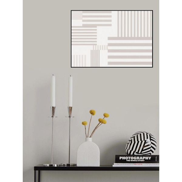 Pattern Stripes Warm MultiColor 30x40 cm