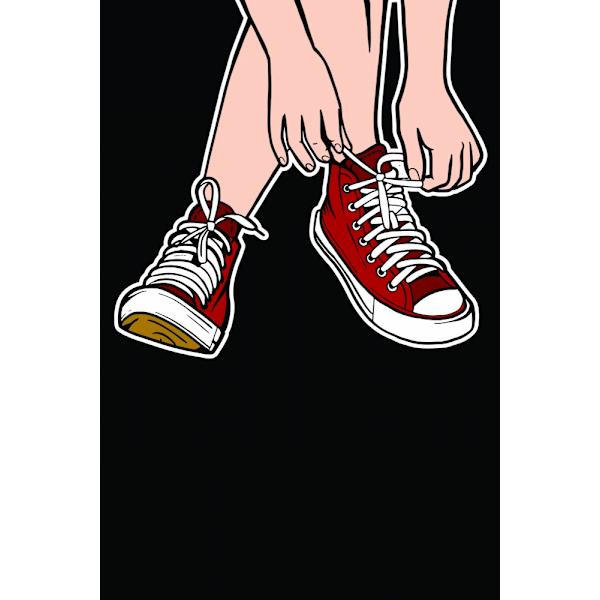 Tie Your Shoe Laces MultiColor 21x30 cm