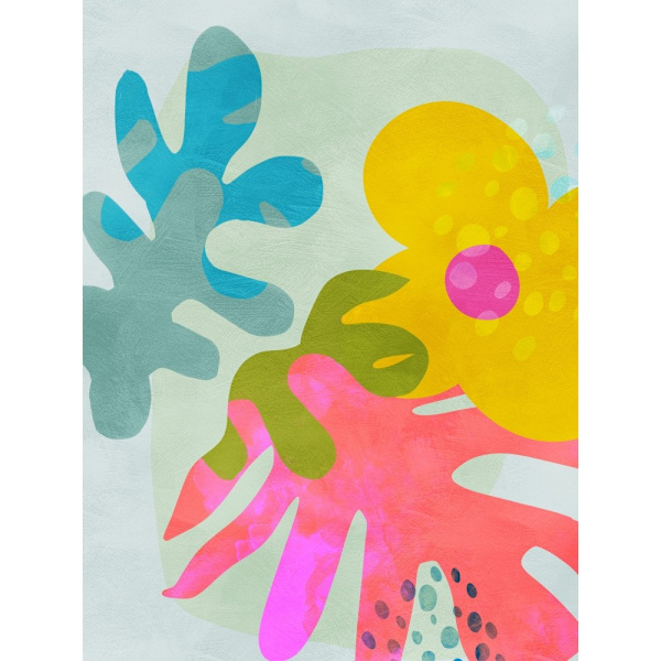 Pastel Cut Out Matisse MultiColor 50x70 cm
