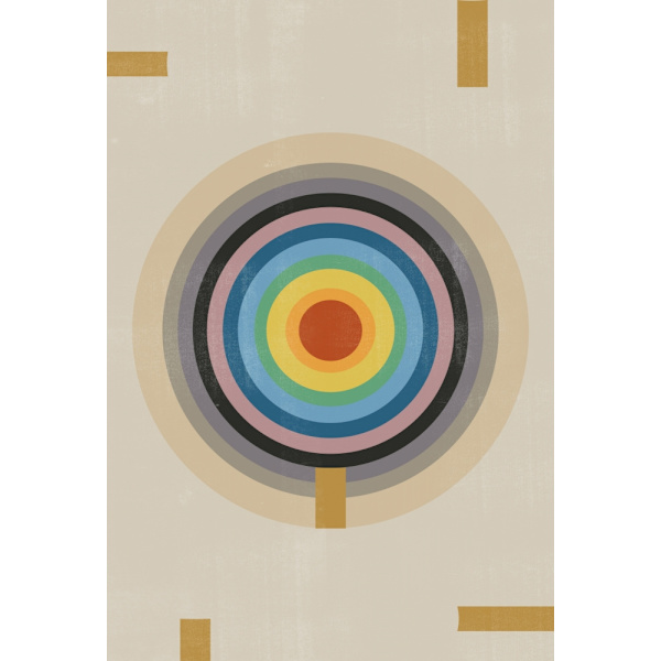Point Of Balance MultiColor 70x100 cm
