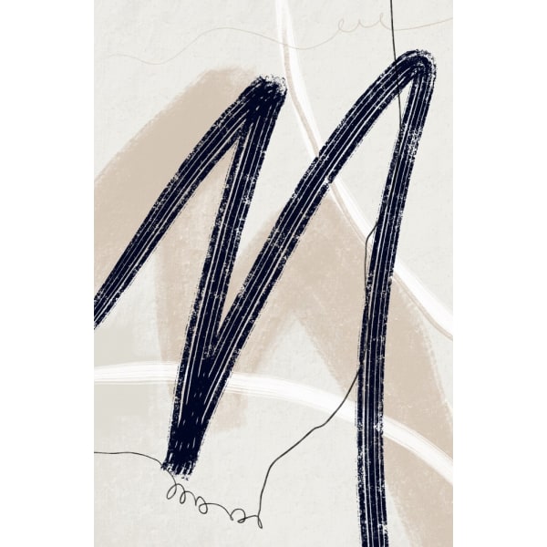 Abstract Lines No. 2 MultiColor 30x40 cm