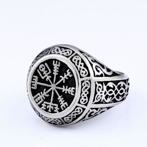 Ring - Nordic Mythology -Vegvisir #10