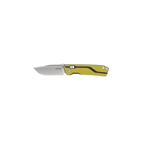 SRM - 7228 - taittuva veitsi - kevyt - korkealaatuinen - ambi-lukko Yellow