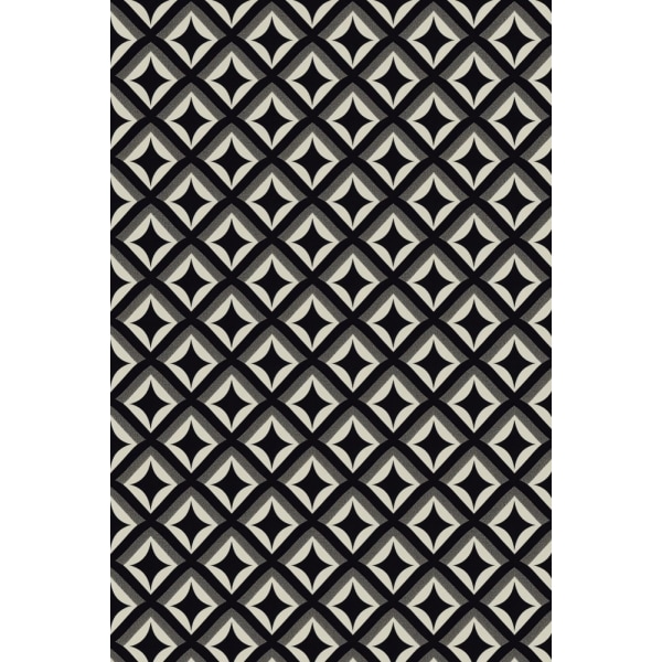 Black And White Tile Pattern MultiColor 70x100 cm
