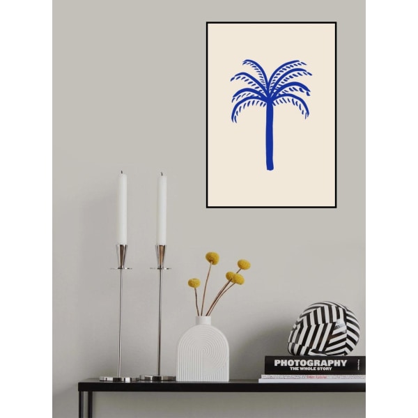 Blå Palme MultiColor 21x30 cm