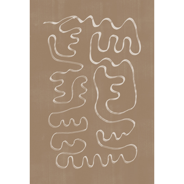Abstract Lines No1. MultiColor 70x100 cm