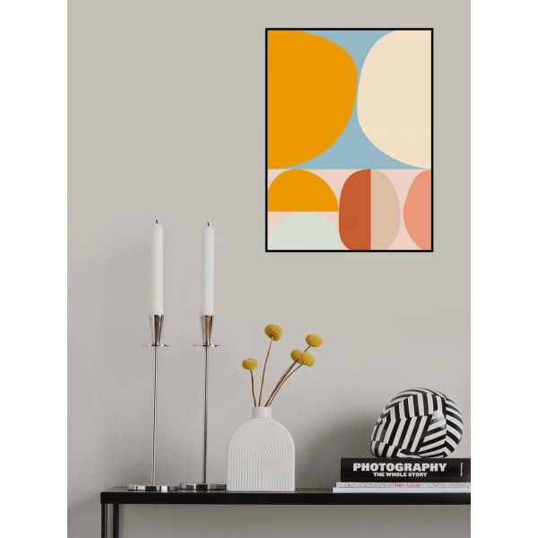 Mid Century Pastel 15 MultiColor 50x70 cm