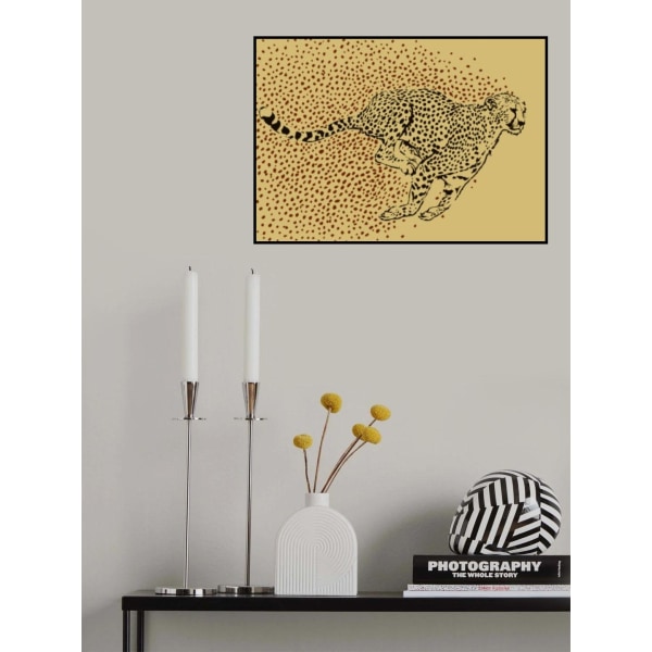Cheetah Full Sprint MultiColor 70x100 cm