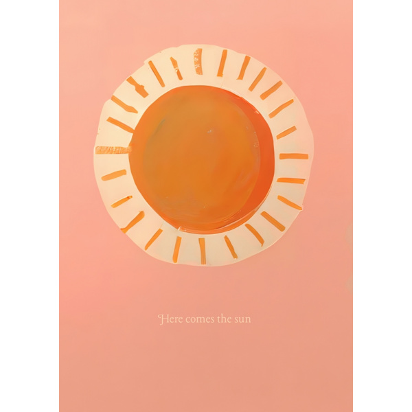 Here Comes The Sun MultiColor 21x30 cm
