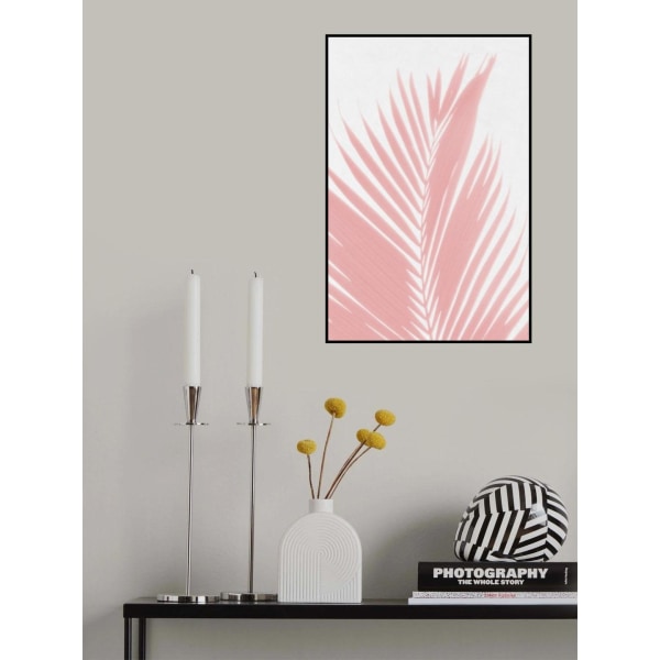 Pink Palm Leaves Silhouette MultiColor 30x40 cm