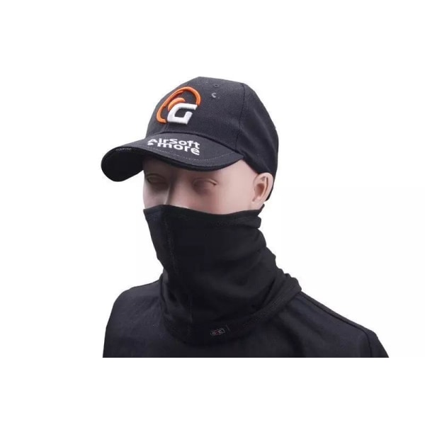 GFC Tactical - Termoaktiv halv ansiktsmask - Svart - M/L Svart