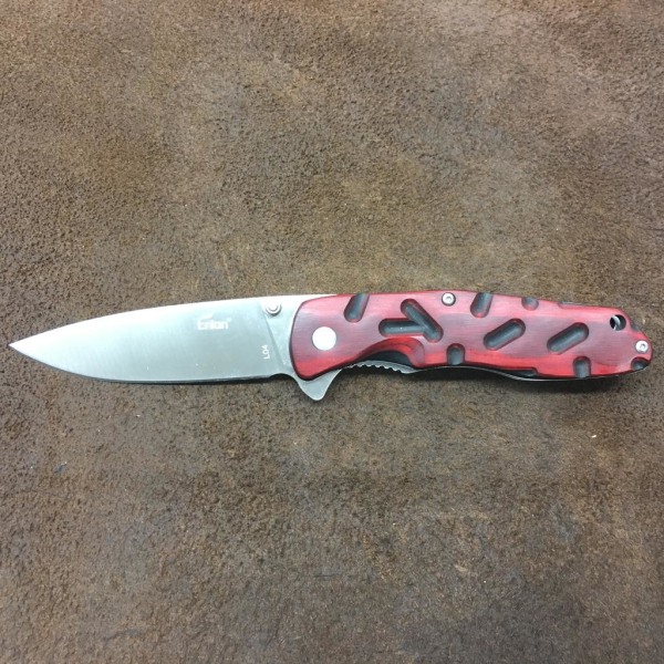 Enlan L04 pakkawood handtag jaktkniv EDC fickkniv kniv L04