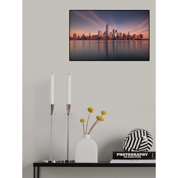 Lower Manhattan At Dusk MultiColor 21x30 cm