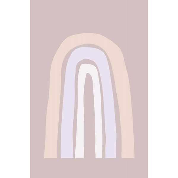 Minimal Rainbow No 1 MultiColor 21x30 cm