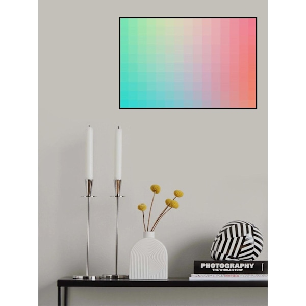 Lumen, Pink And Teal MultiColor 21x30 cm