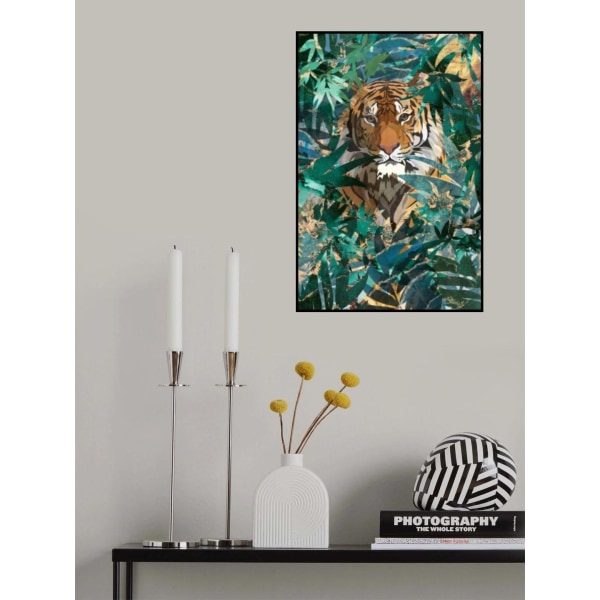 Tiger In The Jungle 2 MultiColor 30x40 cm