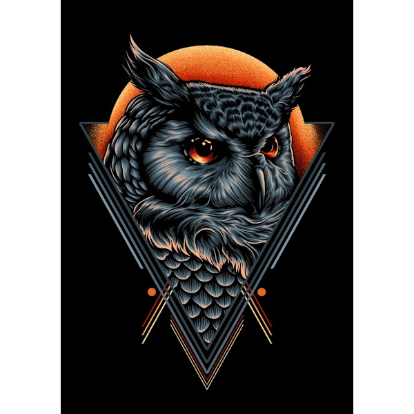 I Am The Owl MultiColor 21x30 cm