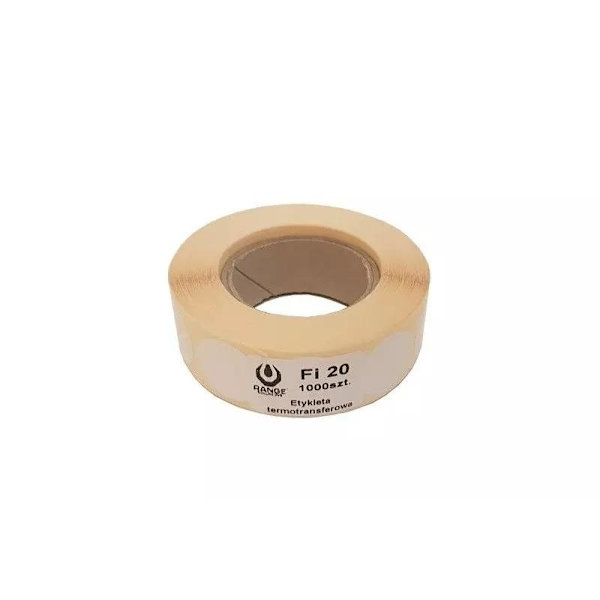 Range Solutions - 20mm Shooting Target stickers - 1000 Pcs - White