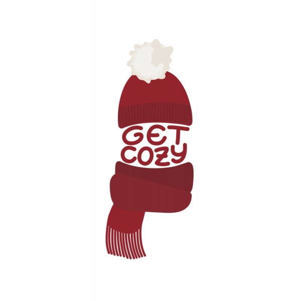 Get Cozy (Red) MultiColor 50x70 cm